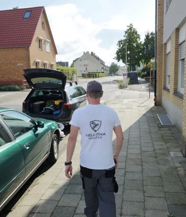 Richard Hermann von VelutinaHunter auf dem Weg zum Einsatzfahrzeug